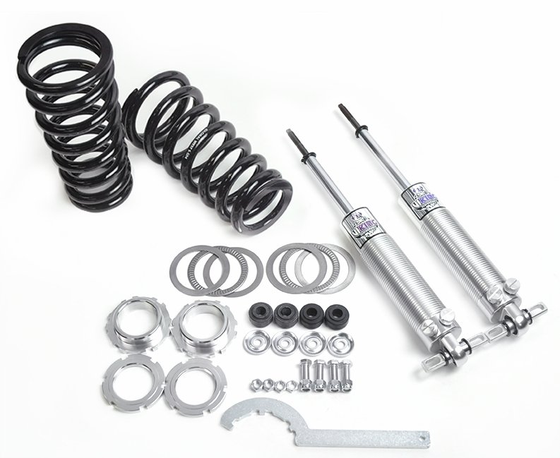 1958-1964 GM Impala Biscayne Front Coilover Kit with Viking Double Adjustable Shocks for Small Block Applications Part Number: GWSV-5864
